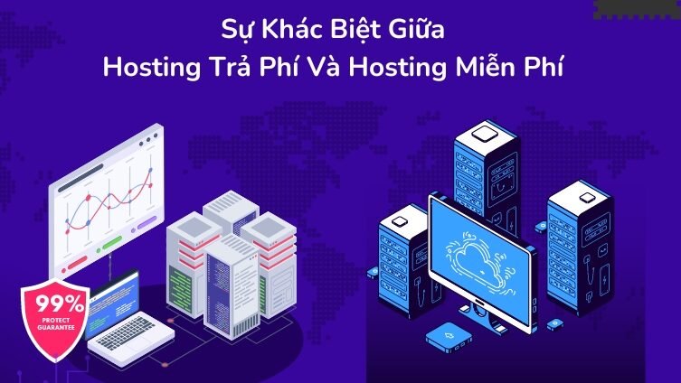 hosting miễn phí và hosting trả phí