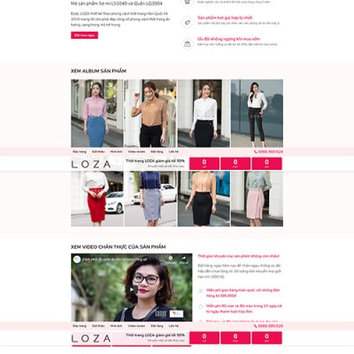 Mẫu landing page bán hàng thời trang đẹp – Thiết kế bởi Topweb (1)