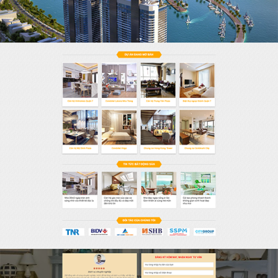 Mẫu website bất động sản bán dự án wordpress đẹp – Một trang web mới sử dụng WordPress