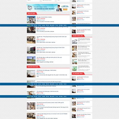 Mẫu website siêu thị nhà đất đẹp chuẩn seo – Một trang web mới sử dụng WordPress (1)
