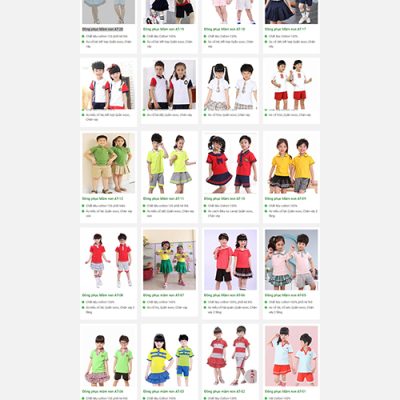Mẫu website thiết kế đồng phục đẹp chuẩn seo – Chuyên cung cấp đồng phục Mầm Non số lượng lớn (1)