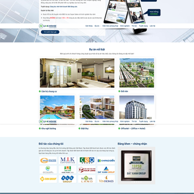 Trang chủ - Mẫu website công ty bất động sản đẹp chuẩn seo (1)